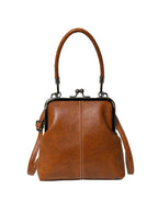Vintage Handtasche mit Bügelverschluss