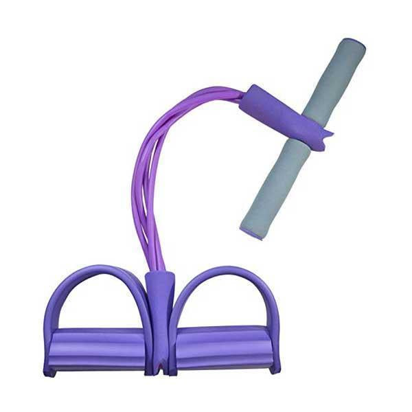 Resistance Band Sit-Up Trainer with Foot Pedals