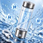 Wasserstoff-Wasserflasche Glas mit USB-Aufladung