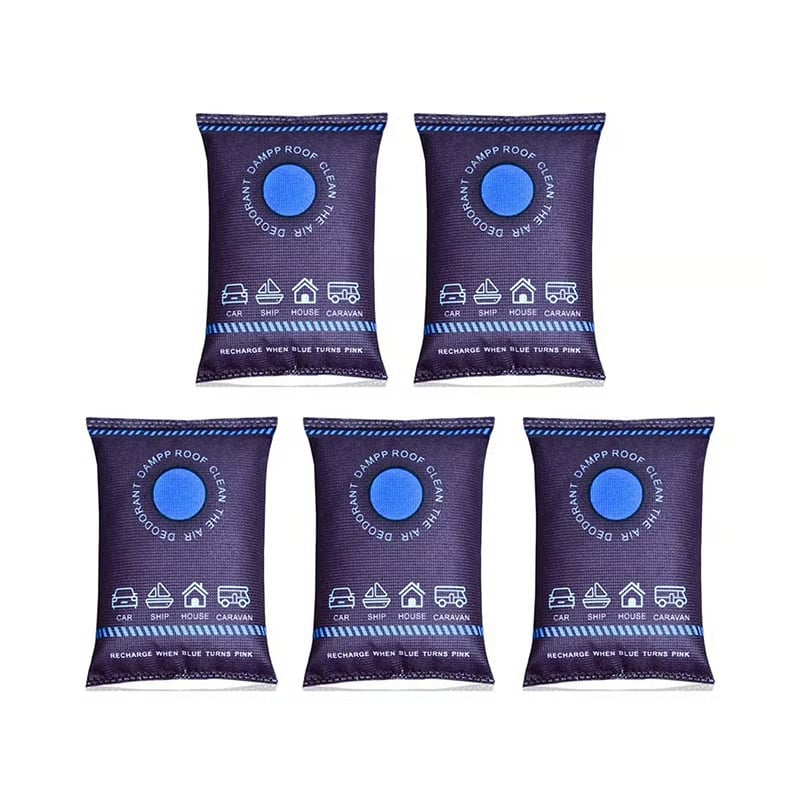 Moisture absorber with color indicator