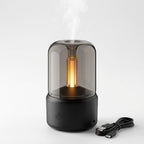 Aroma-Diffuser mit Kerzenlicht-Effekt und Luftbefeuchter