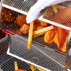 Rotisserie-Korb für Heißluftfritteusen – gleichmäßig gegart, jedes Mal