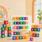 Magnetische Buchstabenwürfel 40-teilig mit Zahlen
