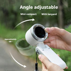 Handventilator USB wiederaufladbar mit 5 Geschwindigkeiten