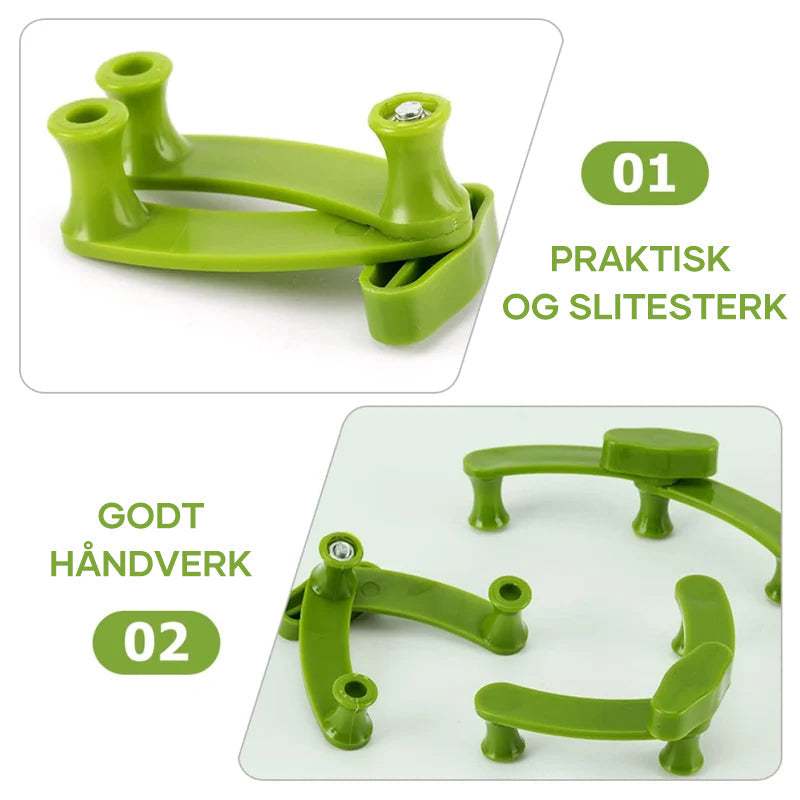 Adjustable plant support for training and growth guidance