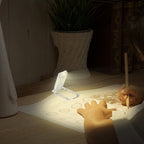 Clip-on reading lamp for books, USB rechargeable, 315° flexible neck, 3000 K