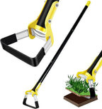 Stainless Steel Garden Hoe with Ergonomic Long Handle