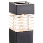 Solar-LED-Wegeleuchte mit Erdspiess, Warm-/Kaltweiss, Höhe 27 cm, 1 Stück