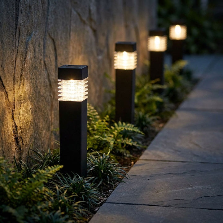 Solar LED Wegeleuchte – wetterfest, kabellos, schaltet automatisch ein