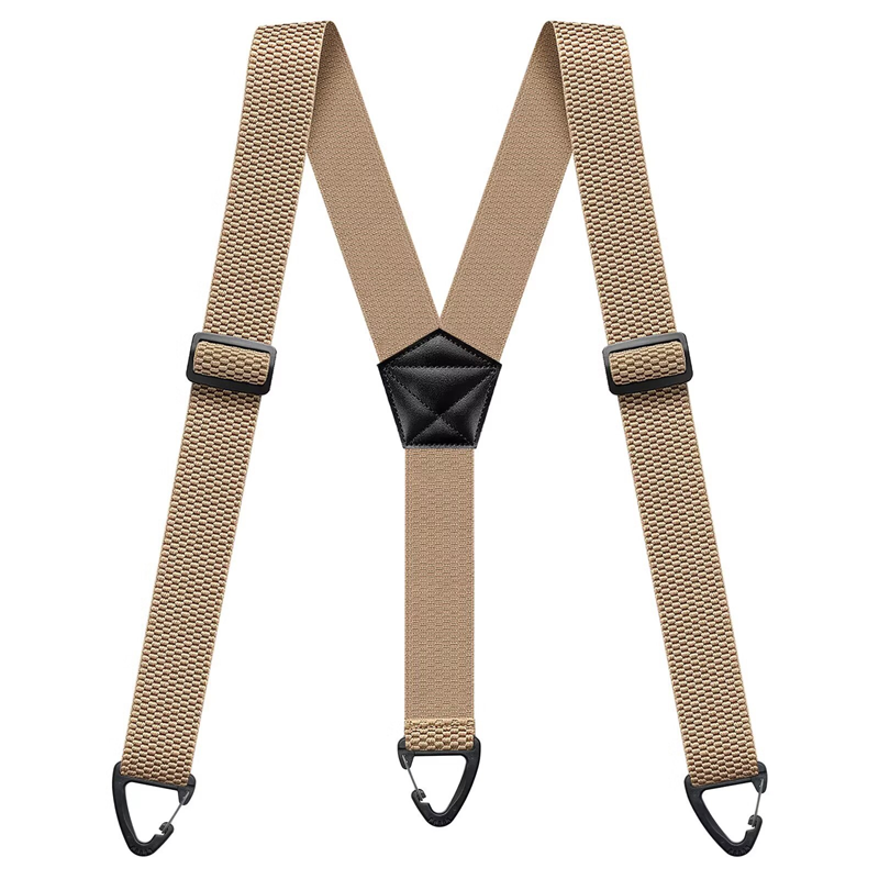 Men's adjustable suspenders with Y-back