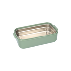 3-tier bread box with soup container and cutlery
