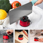 Knife sharpener with suction cup – Stable attachment