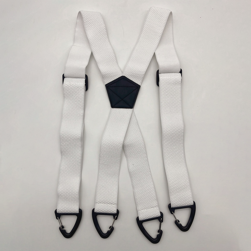 Men's adjustable suspenders with Y-back