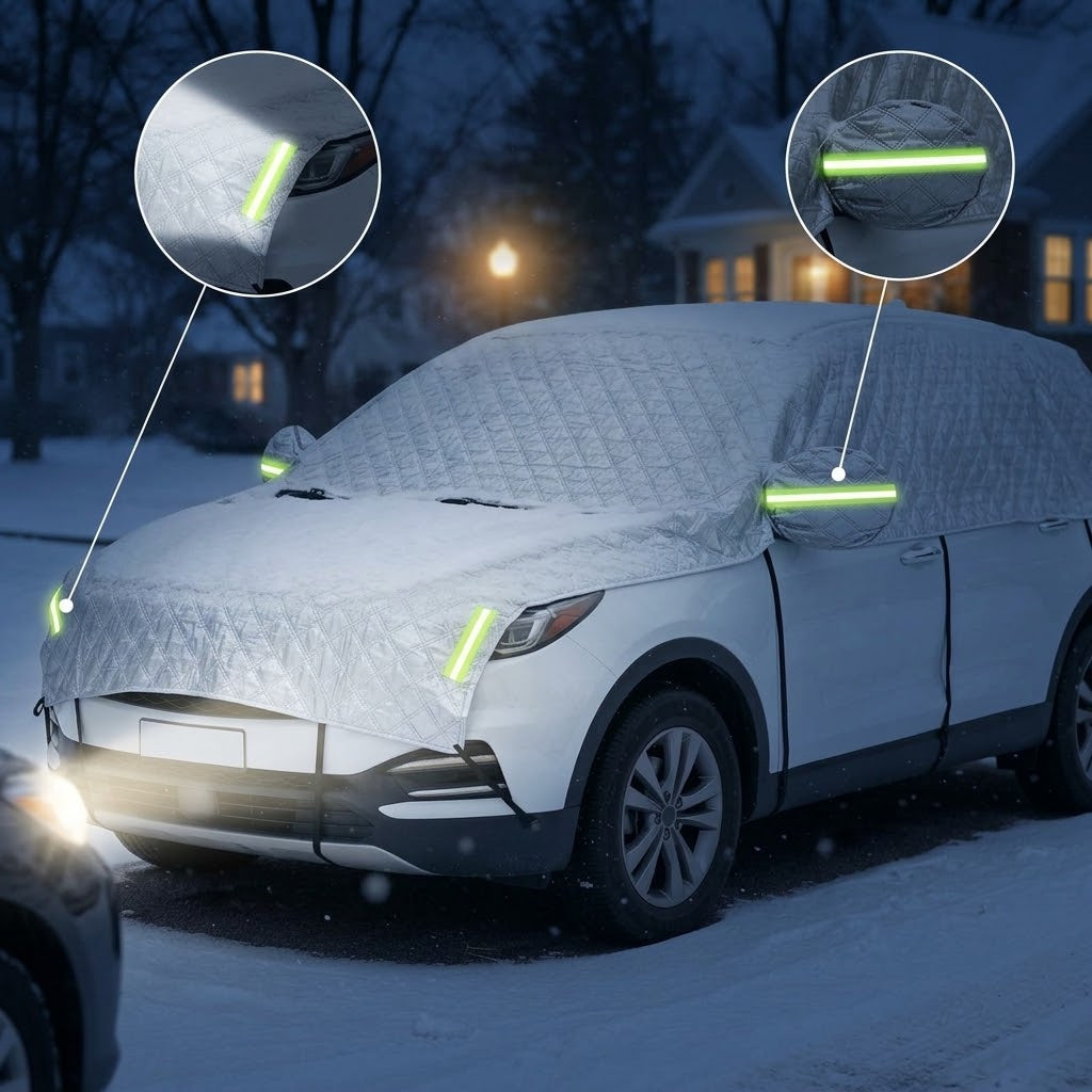 Winter Autoabdeckung SUV wasserdicht – Schutz vor Schnee, Eis und Frost, Allwetter