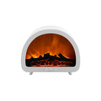 LED fireplace humidifier with remote control and flame light