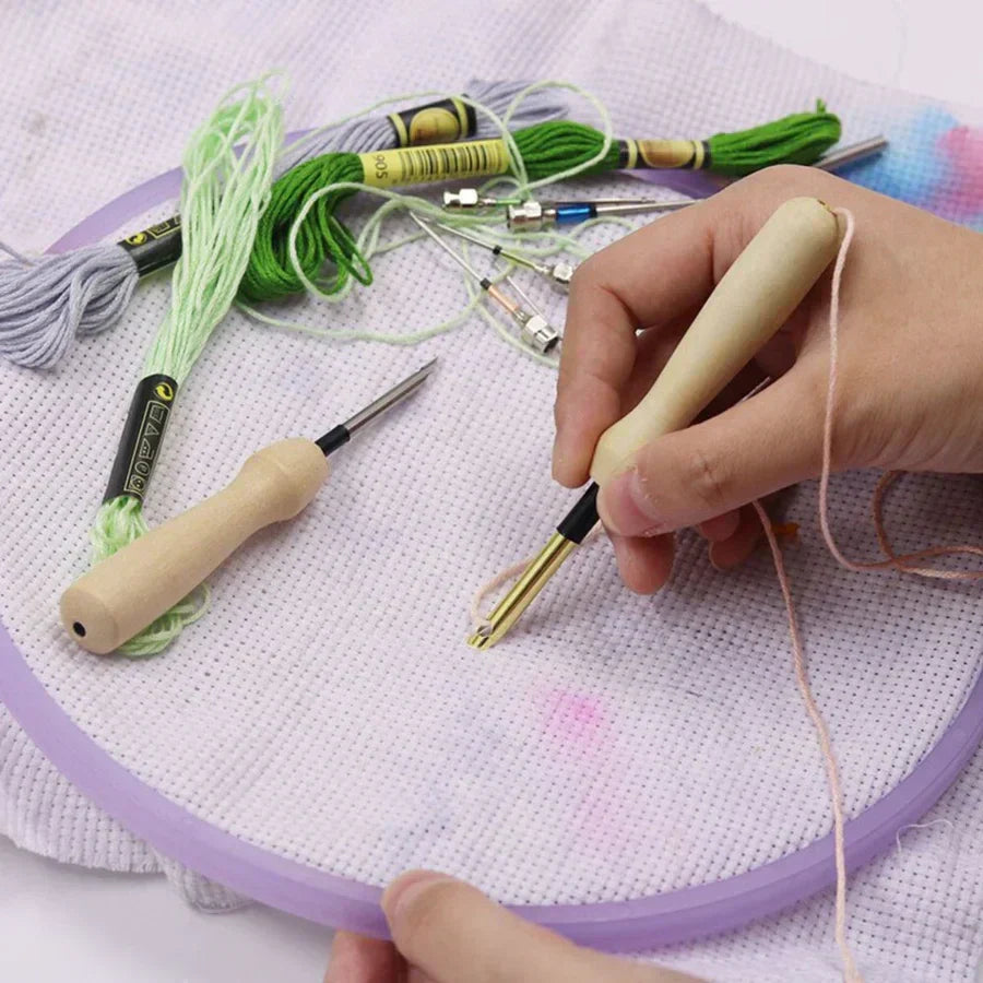 Punch Needle Embroidery Set – Fully Equipped for Immediate Start