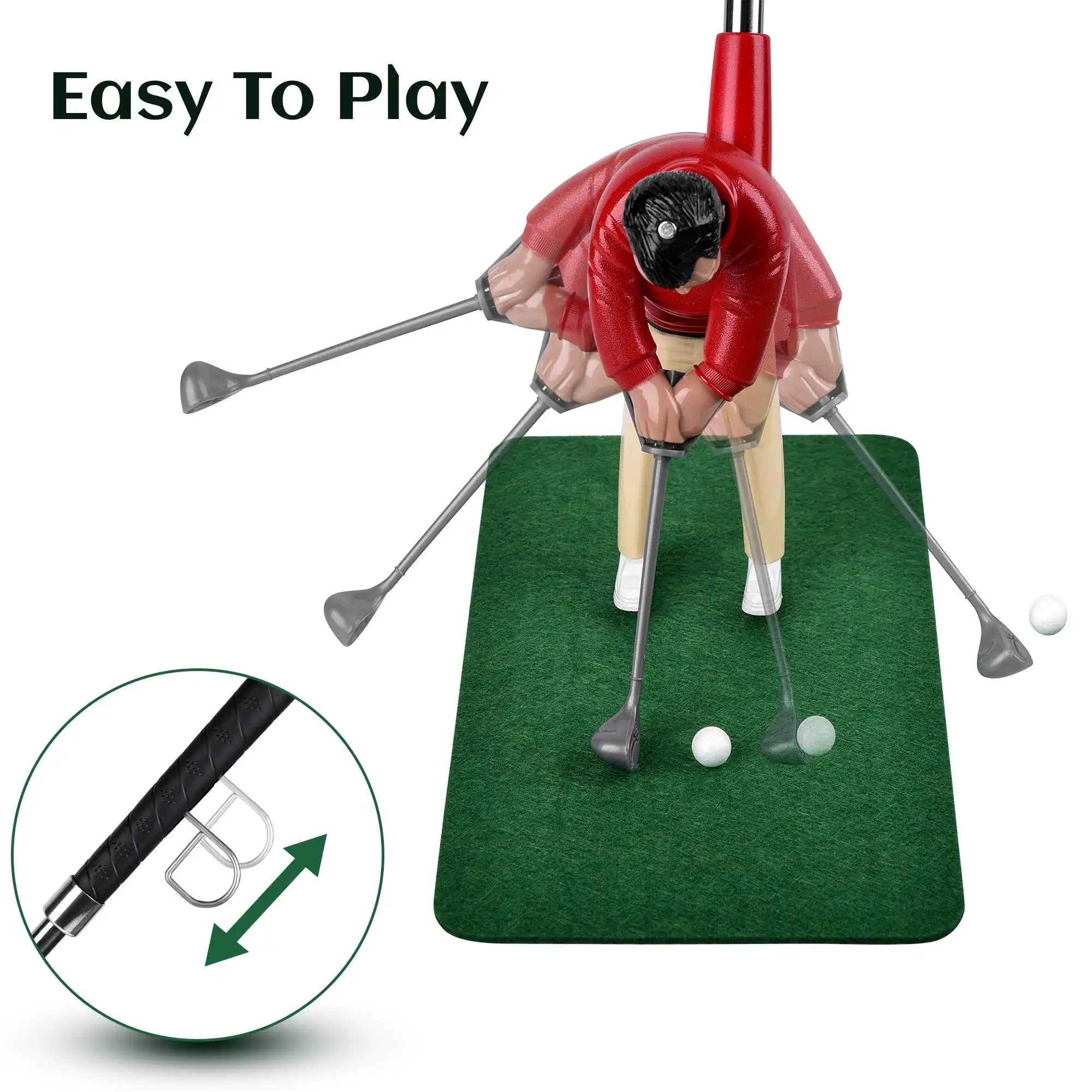 Golf-Set für drinnen mit 5 Schlägern
