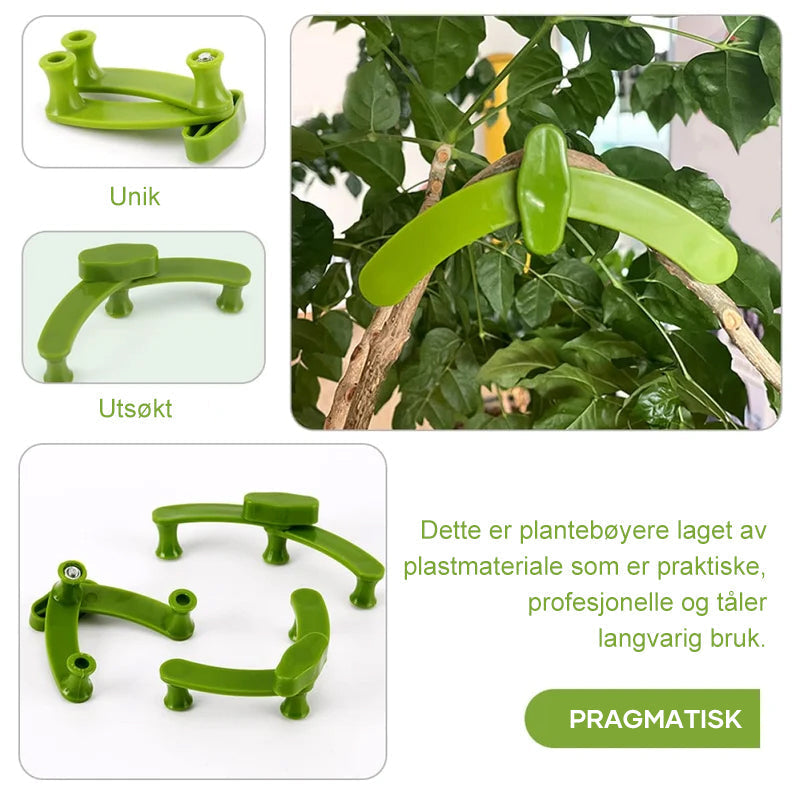 Adjustable plant support for training and growth guidance