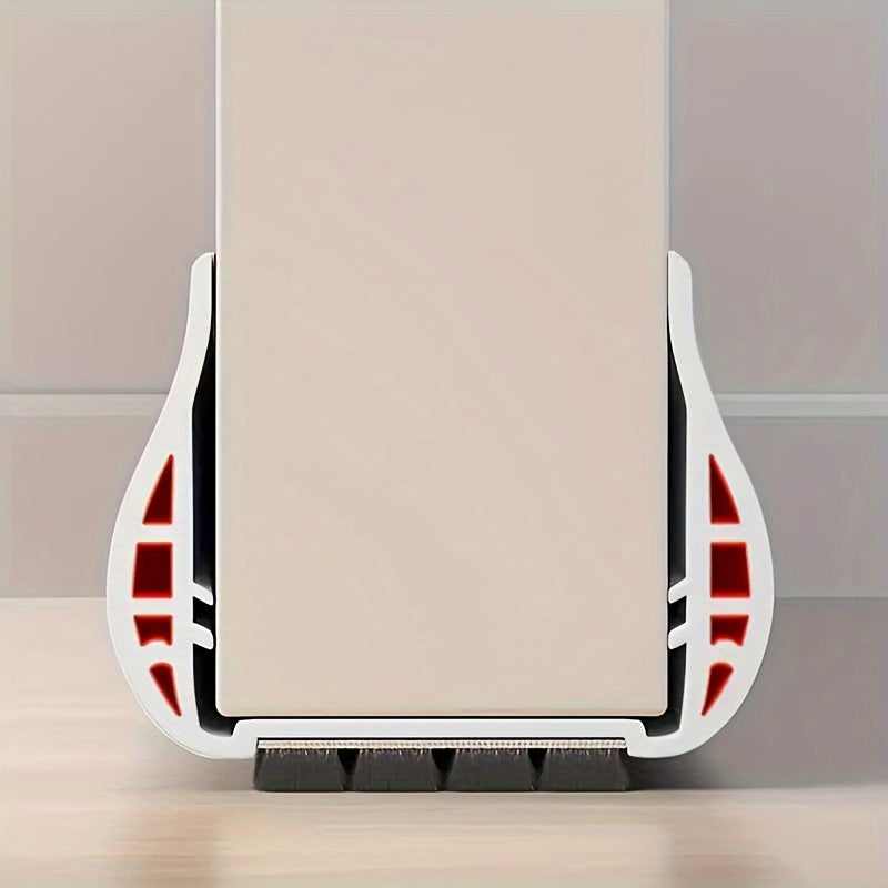 Adjustable door seal against drafts and heat loss