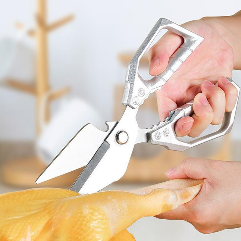 Kitchen scissors stainless steel with ergonomic handles
