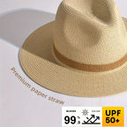 Sun hat with wide brim – paper fiber