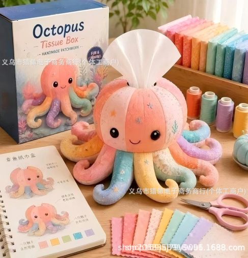 Taschentuchbox-Hülle DIY-Set mit Tierdesign