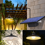 Solar-Pendelleuchten-Set mit Fernbedienung – 2 Lampen