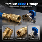 Air conditioning filling hose with pressure gauge for R134A R12 R22