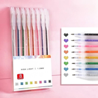 Glitter gel pen set with 1.0-mm ballpoint tip - 8 to 48 colors