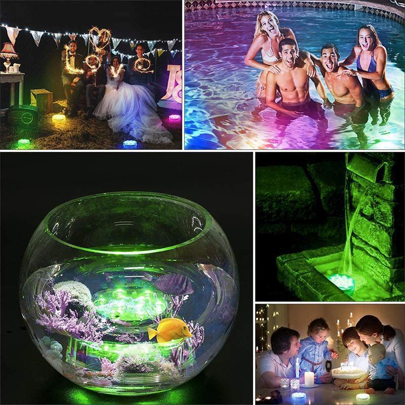 LED-Unterwasserlicht mit Fernbedienung für Pool und Whirlpool
