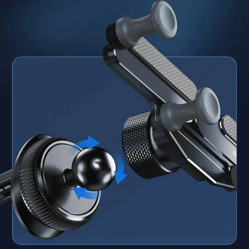 Adjustable car phone holder with air vent mount