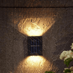 Solar-Wandleuchte LED mit automatischem Sensor (4er-Set)