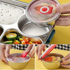 Lunchbox Edelstahl mit 3 oder 4 Fächern