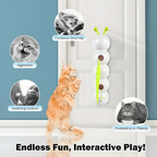 Interaktives Katzen-Wandspielzeug mit Bewegung -   Mivoza Deutschland