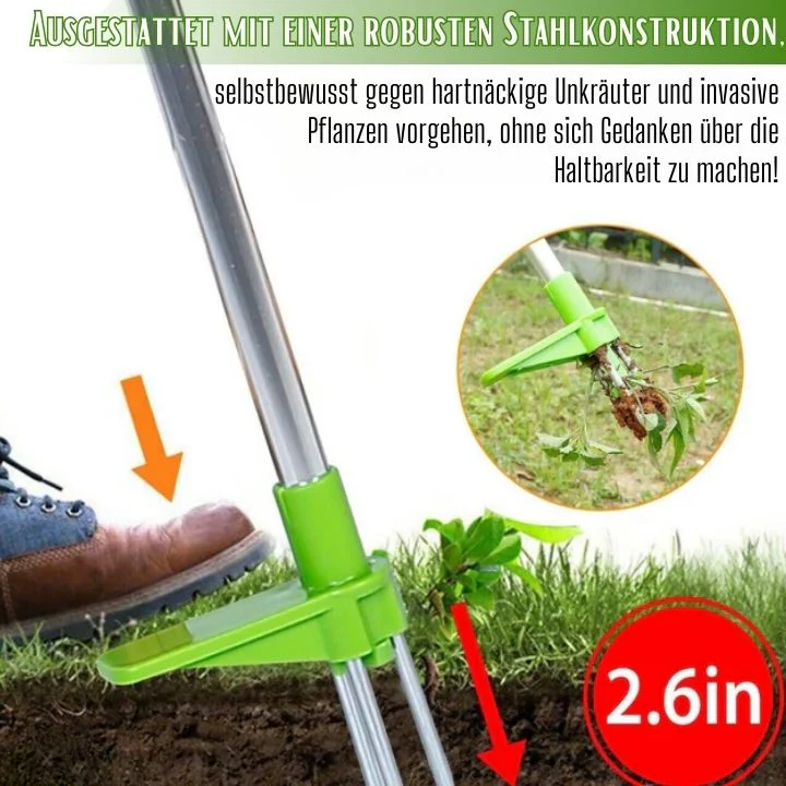 Unkrautstecher mit Fußpedal - Ergonomisch & rückenschonend