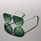 Pilotensonnenbrille mit klassischem Doppelsteg-Design