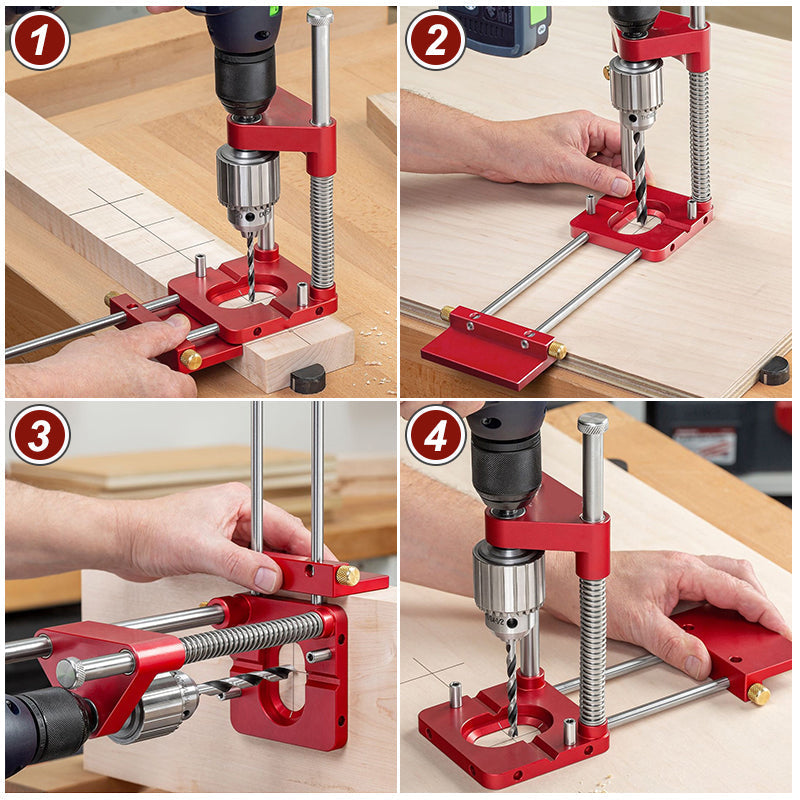 Drill Stand Woodworking – Precise Positioning and Marking