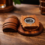 Cocktail-Smoker im Whiskey-Fass-Design — Rauchiges Aroma in 60 Sekunden