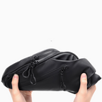Anti-theft crossbody bag with waterproof protection