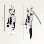 Multitool 9-in-1 with stainless steel blade