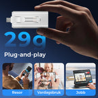 USB stick 4-in-1 with Lightning, USB-A, and USB-C connectors