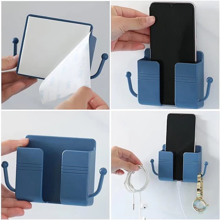 Handyhalter Wandmontage mit Ladekabel-Durchführung