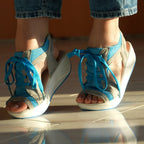 Women's sandals with laces – lightweight and breathable