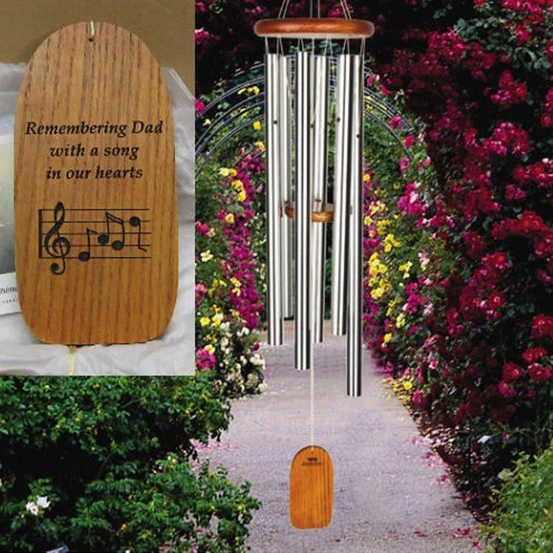 Windspiel Aluminium 6 Rohre 65 cm – Melodie Amazing Grace