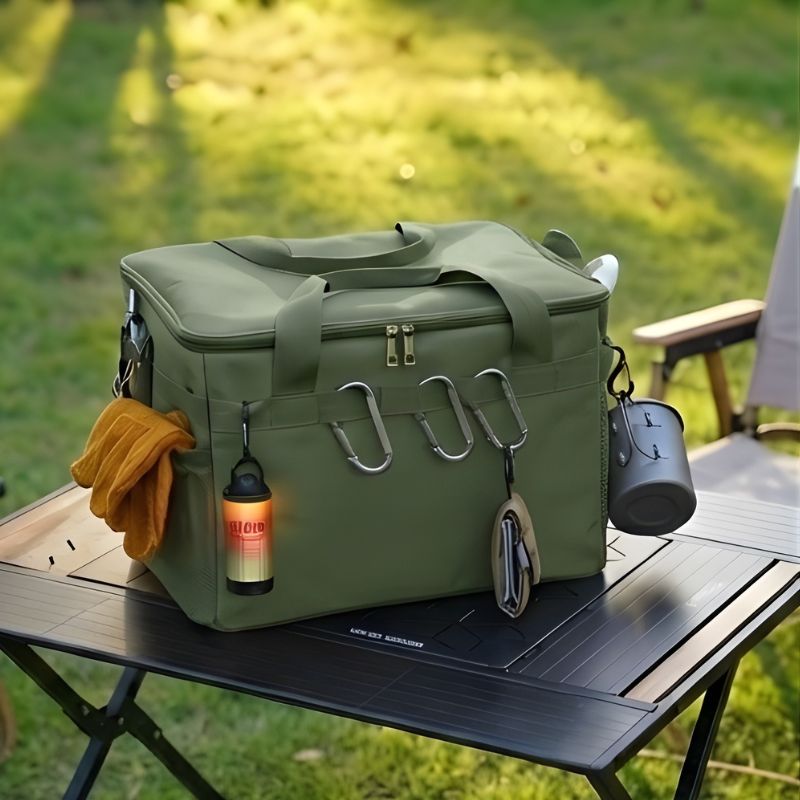 Camping storage bag waterproof with PVC bottom