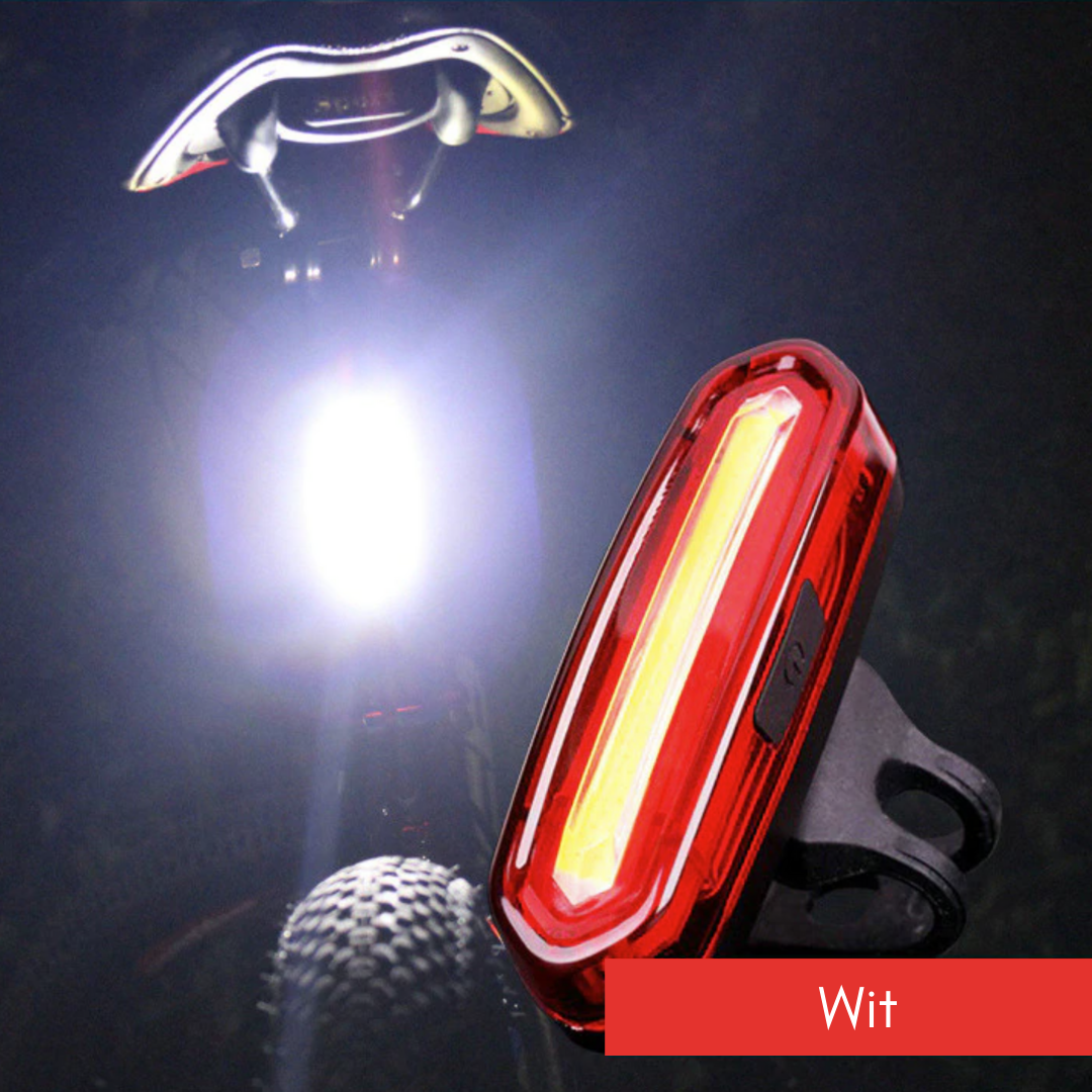 USB Rechargeable Bicycle LED Rear Light – Wide-Angle Visibility