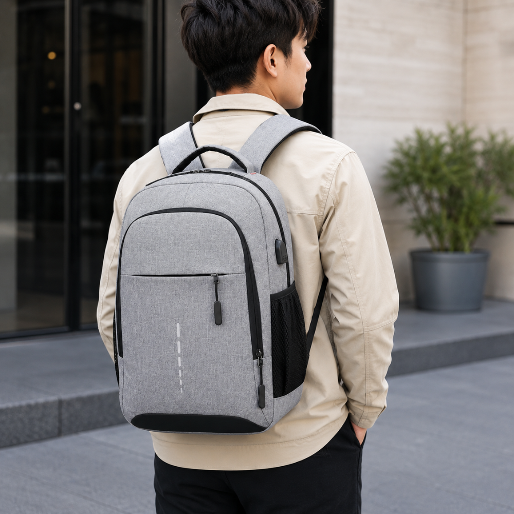 Laptop-Rucksack wasserabweisend mit USB-Anschluss