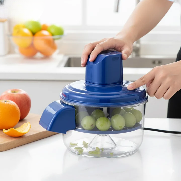 Elektrischer Obst- & Gemüseschäler Perfekt in Sekunden | 5 Edelstahlklingen | BPA-frei