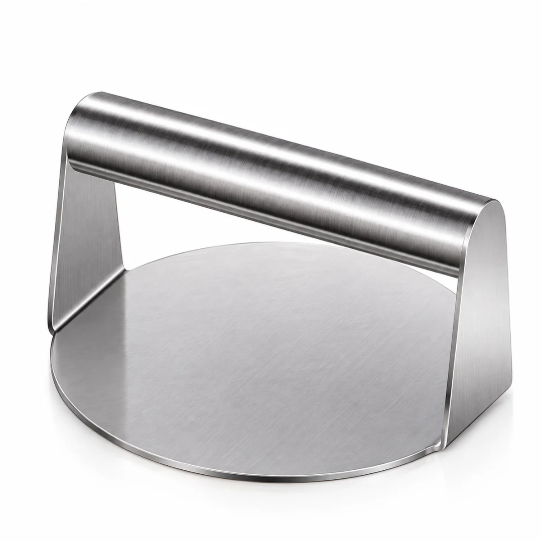 304 stainless steel burger press – Even patties, Ø 14 cm