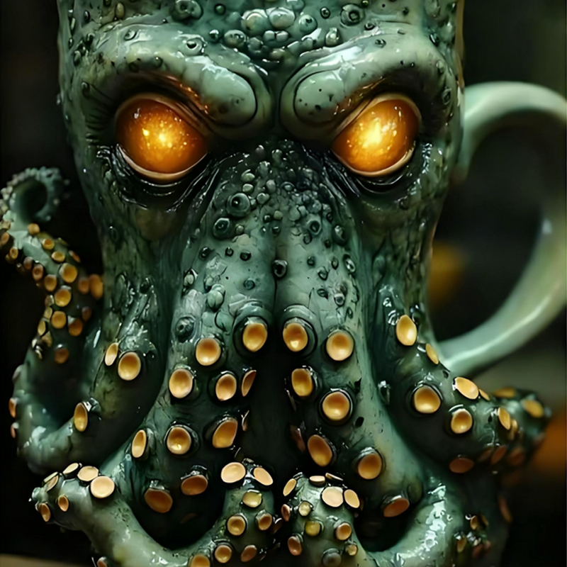 3D-Tasse mit Motorblock-Design – Kunstvolle Kaffeetasse